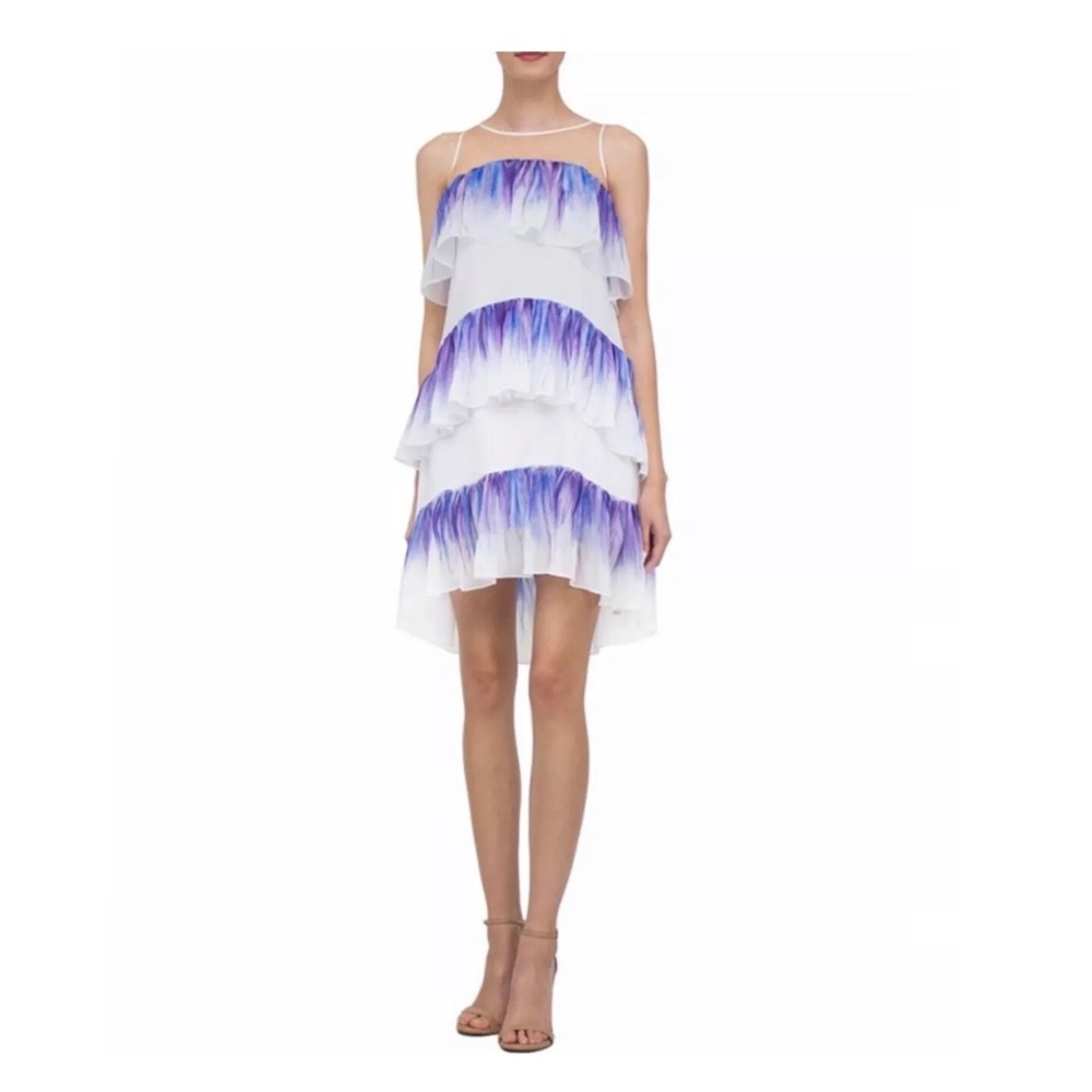 Nha Khanh Noralee Purple & White Tiered Dr…